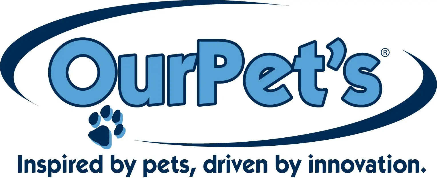 A blue and white logo for furpets