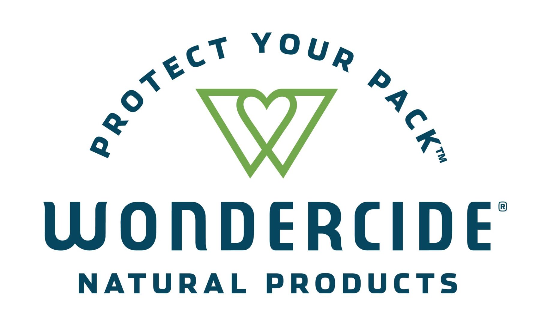A logo for wondercide natural products.